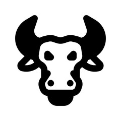 bull line icon