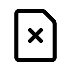 Fototapeta premium error line icon