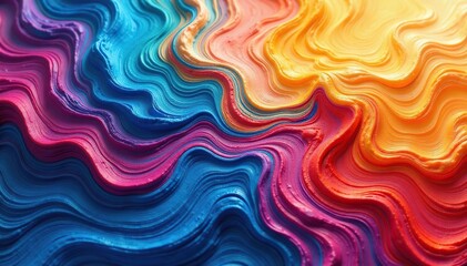 Fototapeta premium Abstract swirling paint texture showing diverse colors, colors, background