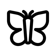 butterfly line icon