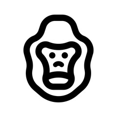 gorilla line icon