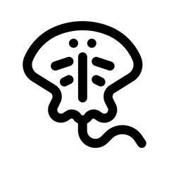stingray line icon