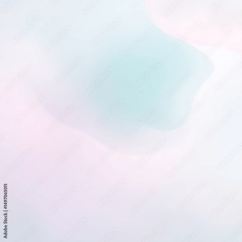 Poster abstract pastel background with soft gradients of pink blue and white creating a dreamy ethereal eff