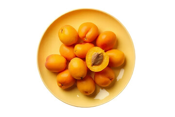 apricots-on-plate-fresh-fruit-healthy-food-top-view-delicious-snack