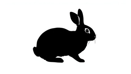 Obraz premium vector illustration of a rabbit