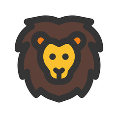 lion line fill icon