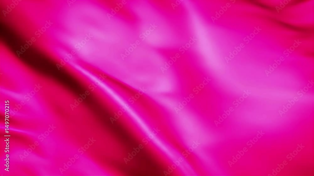 Aufkleber abstract fuchsia fabric flowing in gentle motion with subtle light play