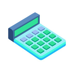 Calculator Isometric View