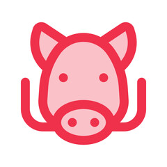 boar line fill icon
