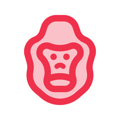 gorilla line fill icon