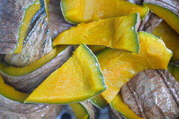 Steamed pumpkin simple, sweet, and naturally beautiful