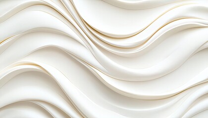 Abstract White Wave Pattern Design Background