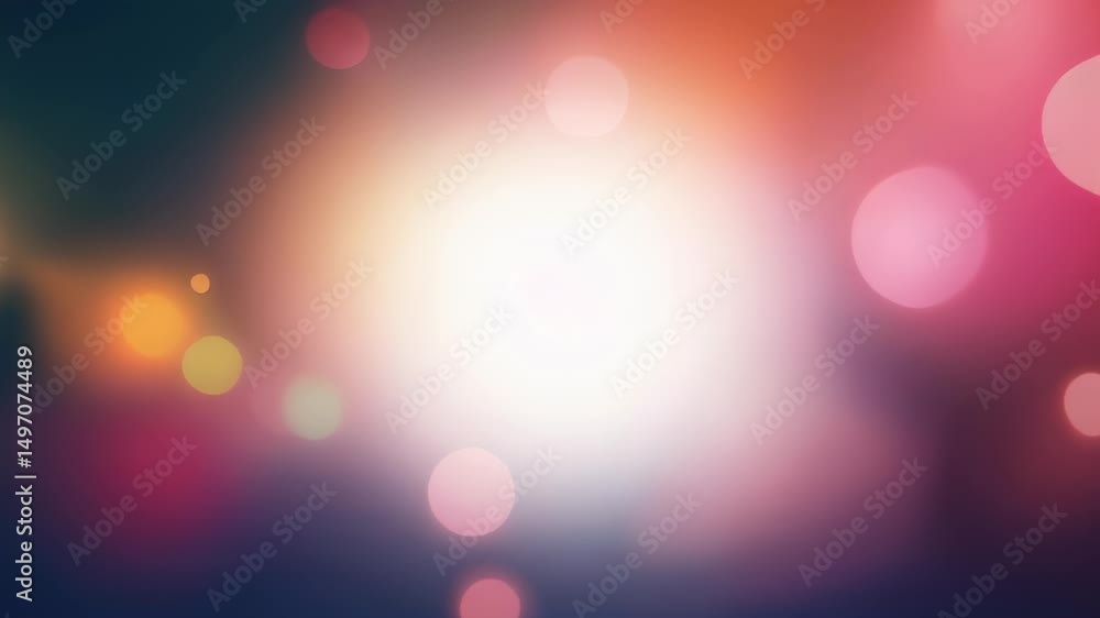 Poster abstract blur. colorful lights. soft focus. bokeh effect. bright background. gradient colors. dreamy