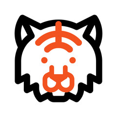 tiger line color icon