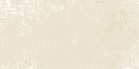 Newspaper with old unreadable text. Vintage grunge blurred paper news texture horizontal background. Textured page. Sepia collage. Front top view.