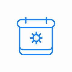 summer events icon sign vector