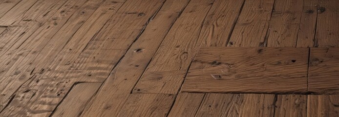 Deeply grooved, weathered oak planks, rich brown tones,  distressed,  weathered wood