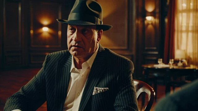 Mafia Boss Establishing Secretive Business Connections