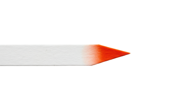 White label tag with red tip for a price isolated PNG with Transparent Background