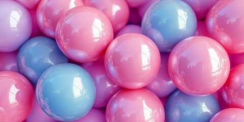 Plastic colorful balls, abstract wallpaper and background. м
