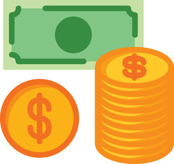 vector illustration of money