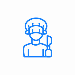 surgeon doctor icon sign vector