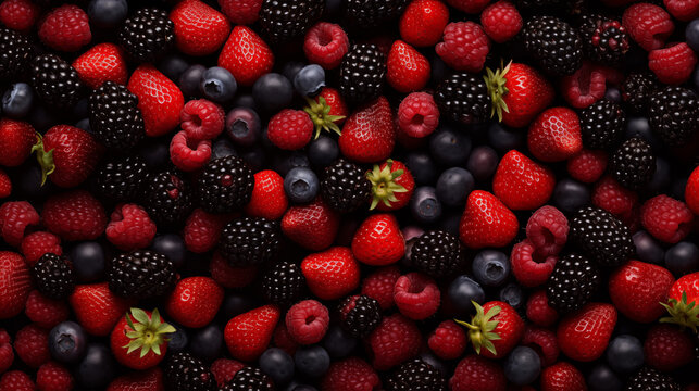 gros plan fruits rouges