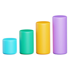 Circle Infographic Chart 3D Icon