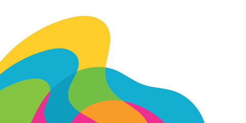 Colorful Abstract Wave Background