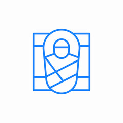 neonatal care icon sign vector