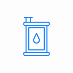 oil barrel icon sign vector