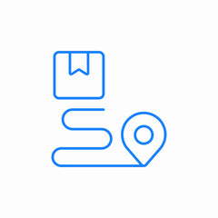 package delivery icon sign vector