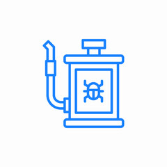 pesticides insects icon sign vector