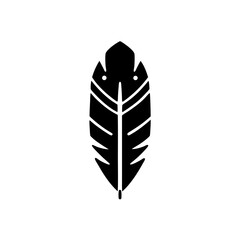 creative details Native American Feather icon  vector illustration 