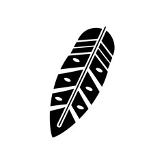 creative details Native American Feather icon  vector illustration 