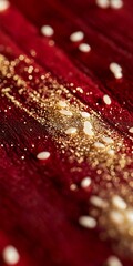 Red Gold Sesame Seeds Texture.