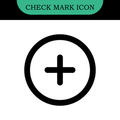 
Set of Green check marks, red cross signs, checkbox list vector icon. Checklist signs in round shapes. Green tick and red x check mark button collection isolated on white background.Plus, minus icons