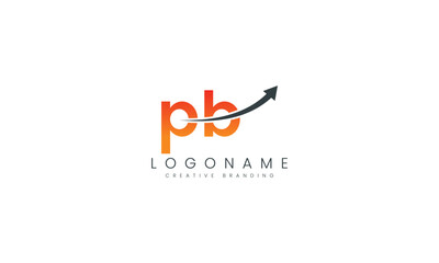Minimalist PB Logo for Branding and Identity.