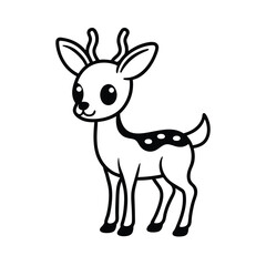deer with a christmas