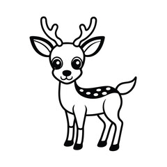 deer with a christmas