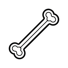 dog bone vector illustration