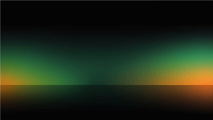 Abstract glowing lines form a colorful, dark, blue, and green digital art wave pattern with motion blur, perfect for modern design backdrops and wallpapers.