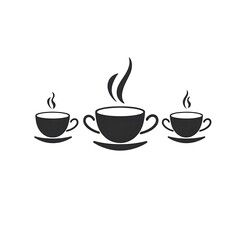 Fototapeta premium Black and White Tea Cup