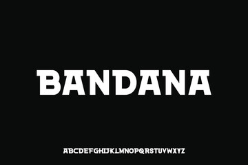 Display alphabet font vector design suitable for headline, poster, logo, magazine and many more