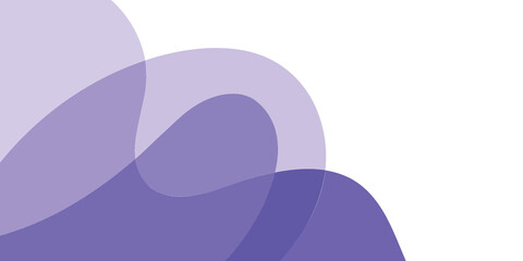 Abstract lavender shapes layered design