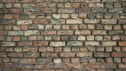 Obraz premium old brown brick wall texture close up