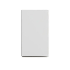 Fototapeta premium Blank white cardboard box packaging isolated on transparent background