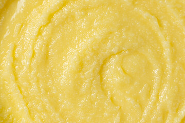 Rich Buttery Texture Of Traditional Fresh Ghee Clarified Butter