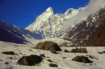 Nandadevi peak, Uttaranchal, Uttarakhand, India