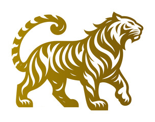 silhouette logo of tiger (artwork 2)